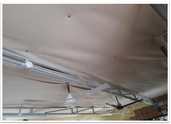 False Ceiling In Weather Fabrics | Shri Meenakshi Associate | Sheet ...